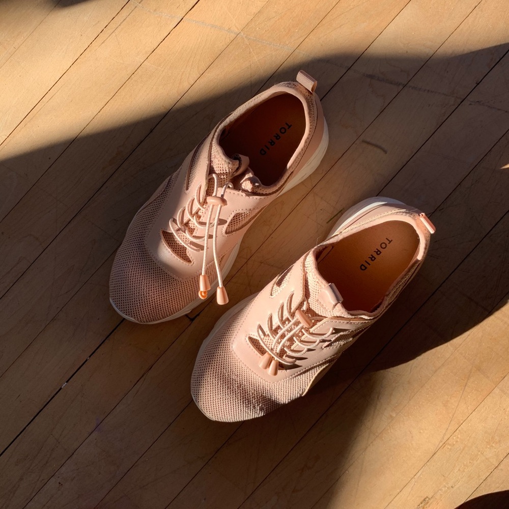 Torrid Blush Mesh Sneakers